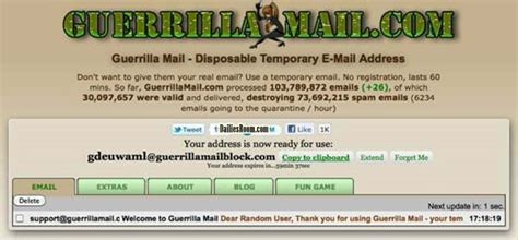 gerrilla mail